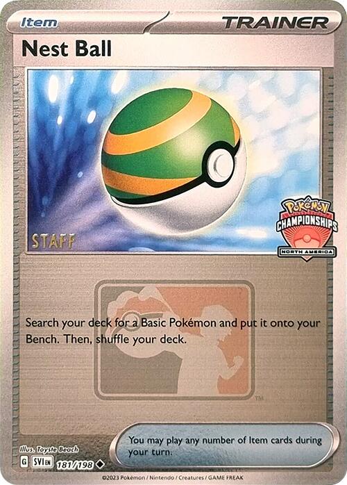 Nest Ball (181/198) (2024 North America Championships Staff) [League & Championship Cards] | Mindsight Gaming