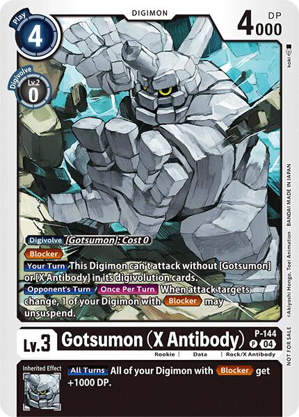 Gotsumon (X Antibody) [P-144] (Store Tournament 2024 Jul. – Sep. Participation Pack) [Promotional Cards] | Mindsight Gaming