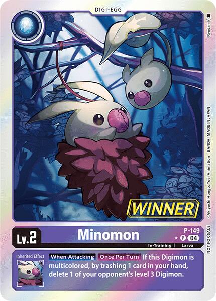 Minomon [P-149] (Store Tournament 2024 Jul. – Sep. Winner Pack) [Promotional Cards] | Mindsight Gaming