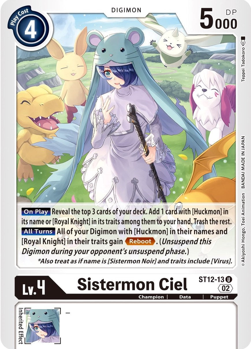 Sistermon Ciel [ST12-13] [Starter Deck: Jesmon] | Mindsight Gaming