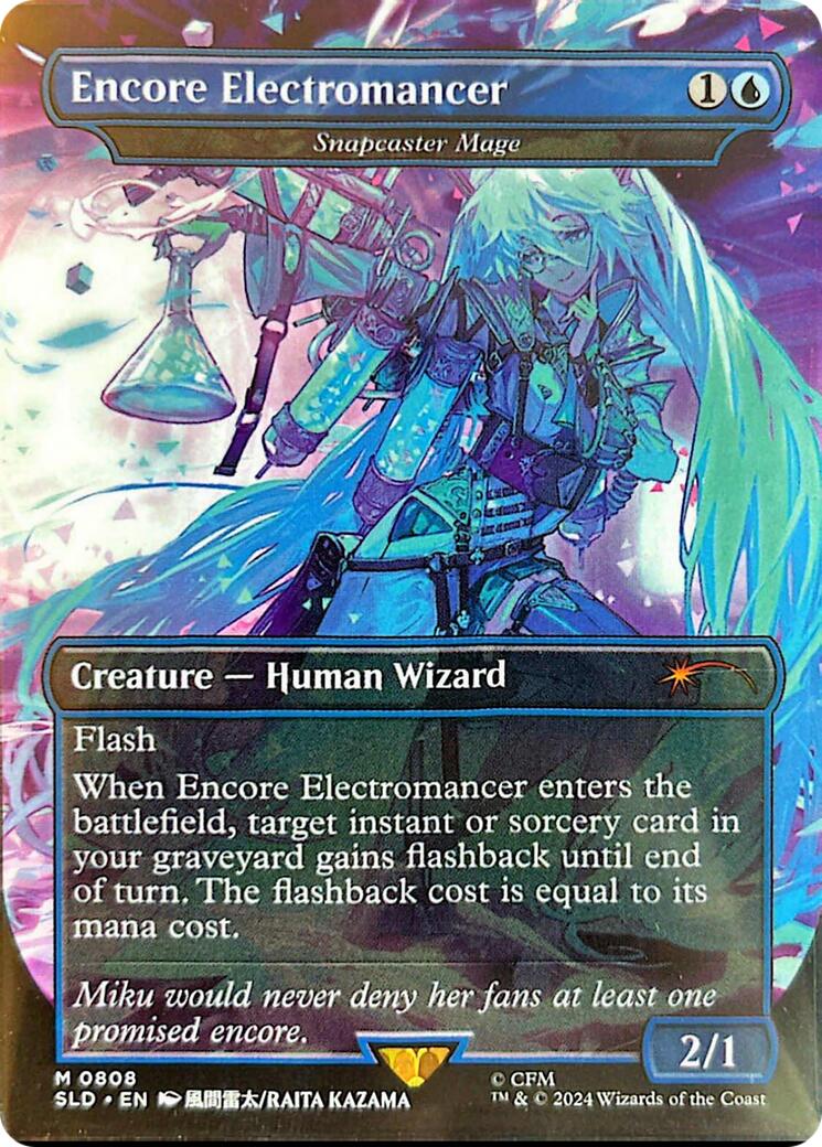 Encore Electromancer - Snapcaster Mage (Rainbow Foil) [Secret Lair Drop Series] | Mindsight Gaming