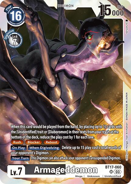 Armageddemon [BT17-060] [Secret Crisis] | Mindsight Gaming