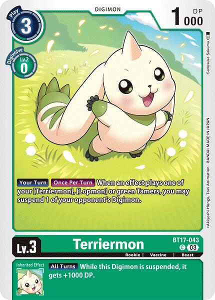 Terriermon [BT17-043] [Secret Crisis] | Mindsight Gaming