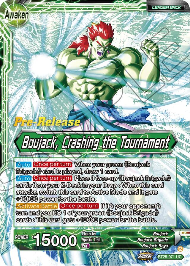 Boujack Brigade // Boujack, Crashing the Tournament (BT25-071) [Legend of the Dragon Balls Prerelease Promos] | Mindsight Gaming