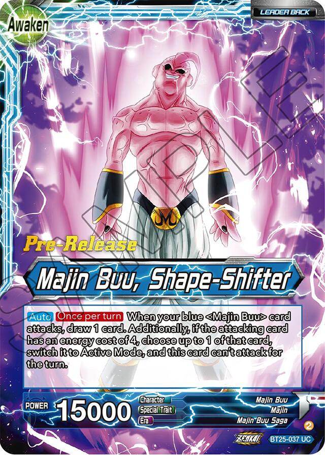 Majin Buu // Majin Buu, Shape-Shifter (BT25-037) [Legend of the Dragon Balls Prerelease Promos] | Mindsight Gaming