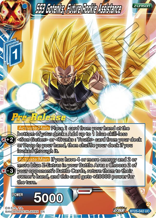 SS3 Gotenks, Future Rookie Assistance (BT25-042) [Legend of the Dragon Balls Prerelease Promos] | Mindsight Gaming