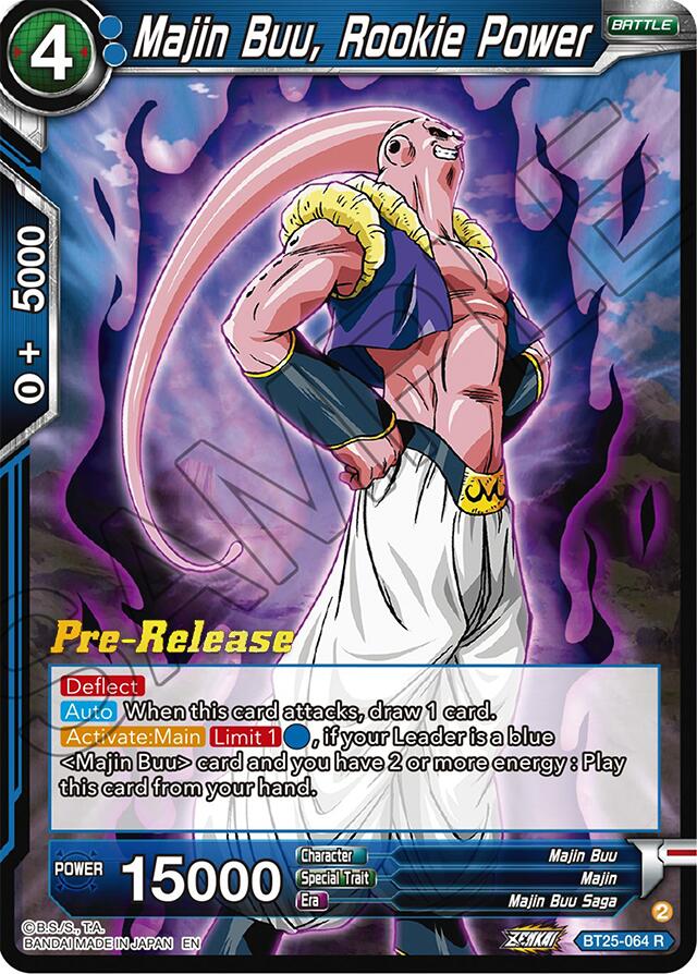 Majin Buu, Rookie Power (BT25-064) [Legend of the Dragon Balls Prerelease Promos] | Mindsight Gaming