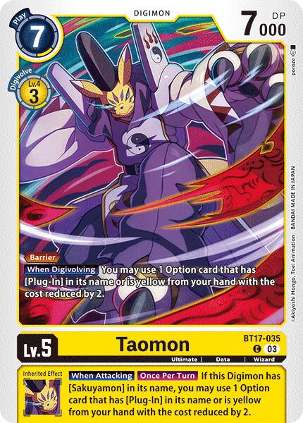 Taomon [BT17-035] [Secret Crisis] | Mindsight Gaming