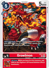 Growlmon [BT17-010] [Secret Crisis] | Mindsight Gaming