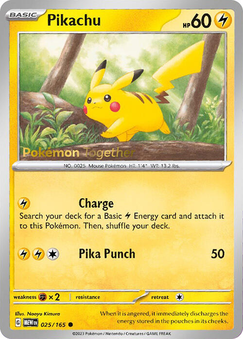 Pikachu (025/165) (PokePost Promo) [Scarlet & Violet: 151] | Mindsight Gaming