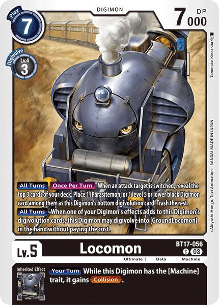 Locomon [BT17-056] [Secret Crisis] | Mindsight Gaming