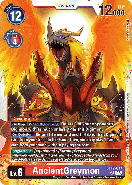 AncientGreymon [BT17-017] [Secret Crisis] | Mindsight Gaming