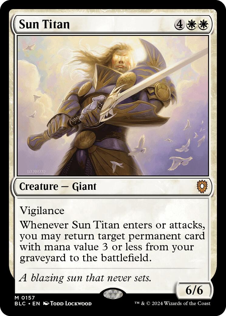 Sun Titan [Bloomburrow Commander] | Mindsight Gaming