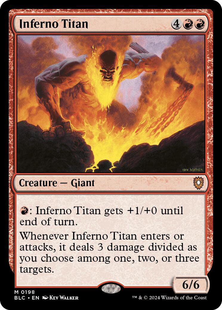 Inferno Titan [Bloomburrow Commander] | Mindsight Gaming