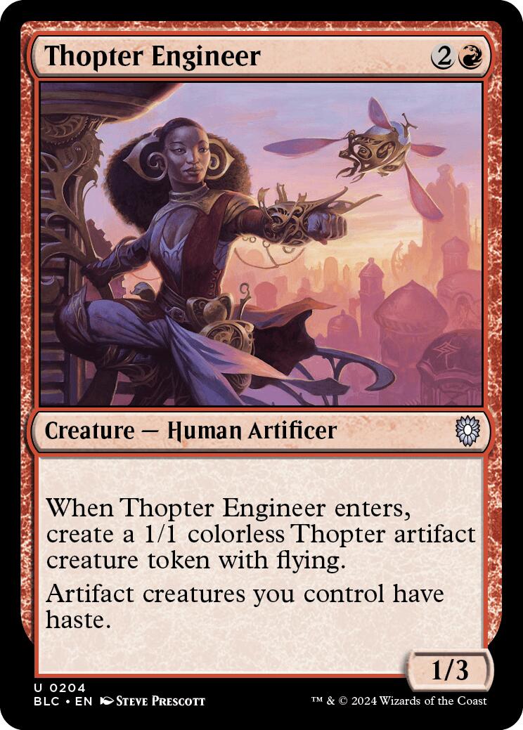 Thopter Engineer [Bloomburrow Commander] | Mindsight Gaming