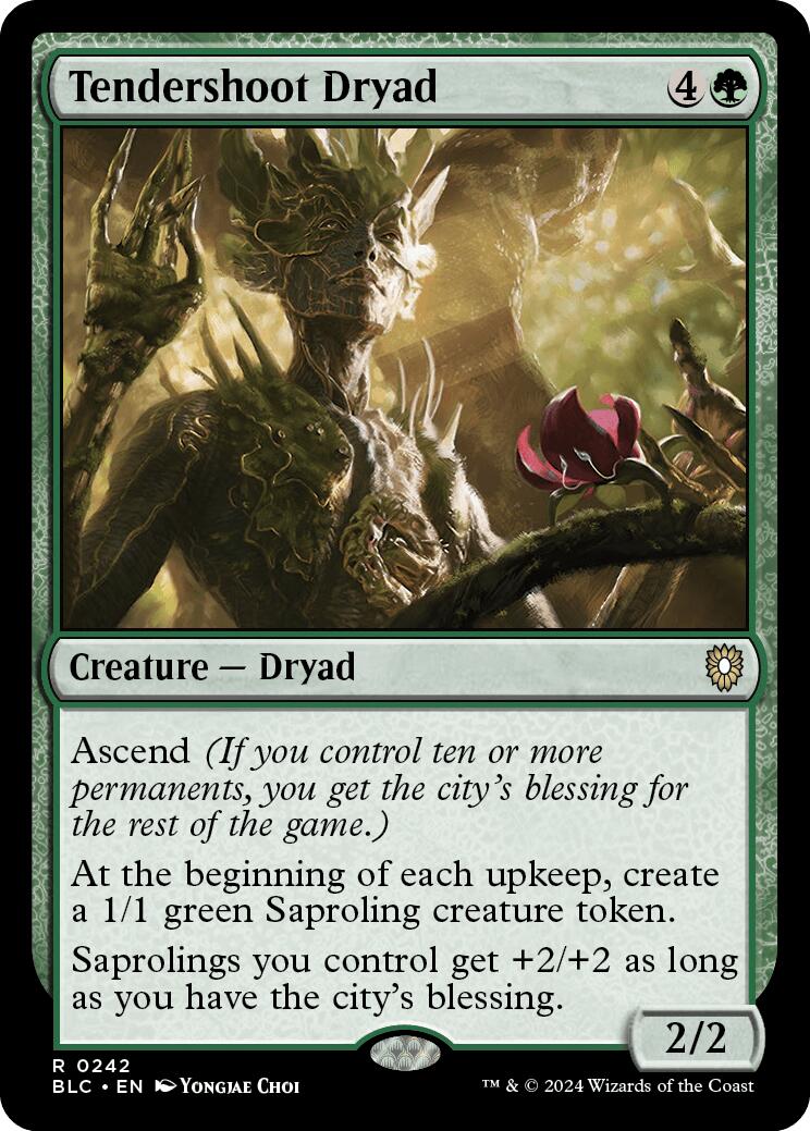 Tendershoot Dryad [Bloomburrow Commander] | Mindsight Gaming