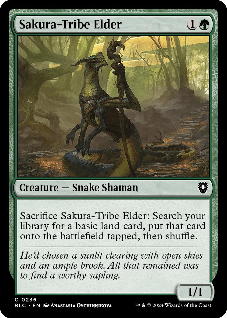 Sakura-Tribe Elder [Bloomburrow Commander] | Mindsight Gaming