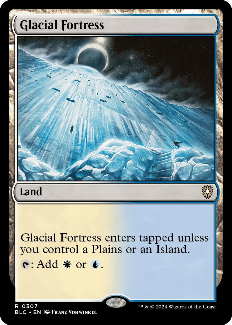 Glacial Fortress [Bloomburrow Commander] | Mindsight Gaming