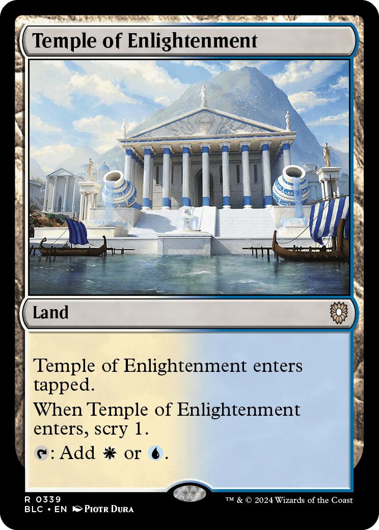 Temple of Enlightenment [Bloomburrow Commander] | Mindsight Gaming