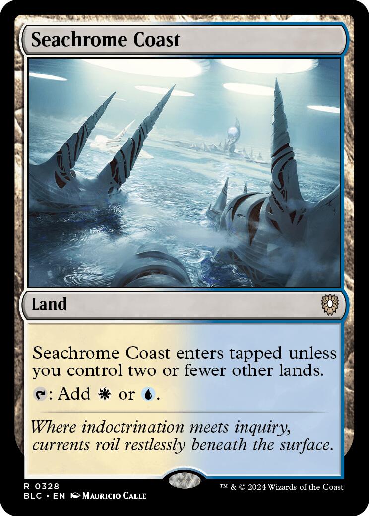 Seachrome Coast [Bloomburrow Commander] | Mindsight Gaming