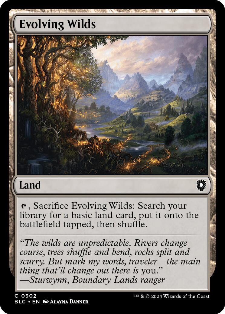 Evolving Wilds [Bloomburrow Commander] | Mindsight Gaming