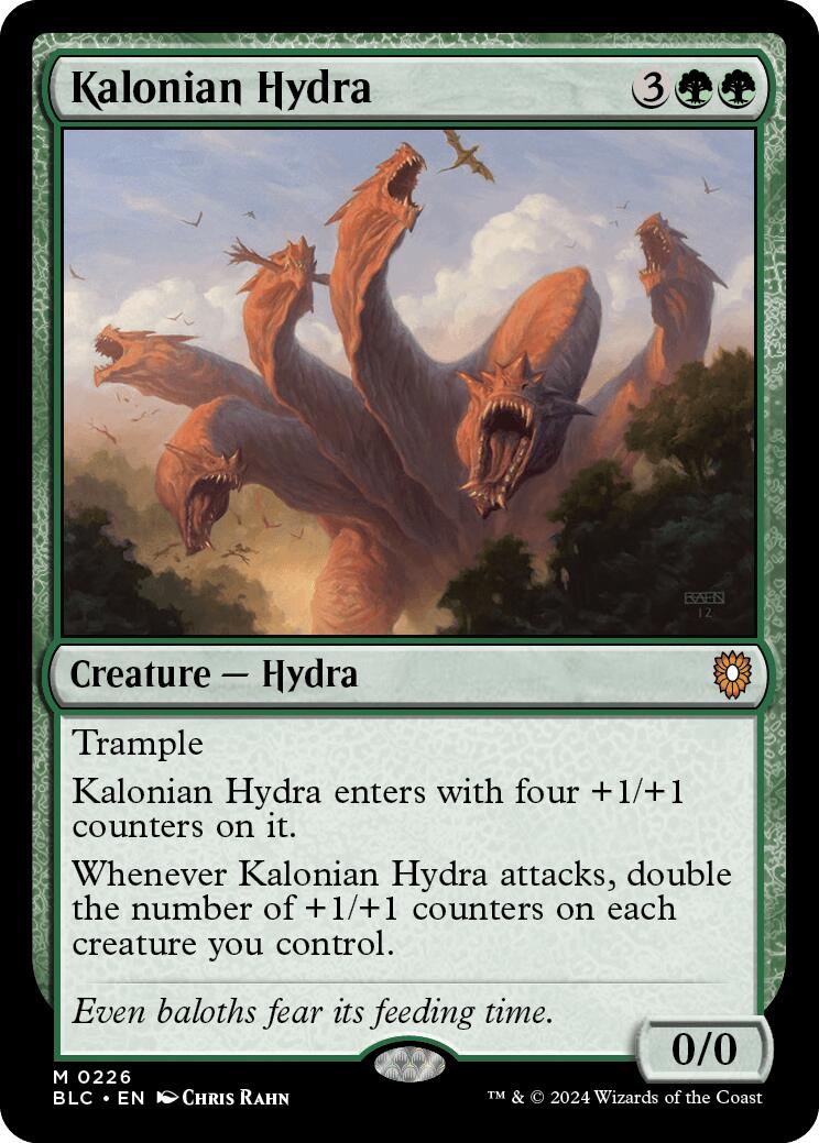 Kalonian Hydra [Bloomburrow Commander] | Mindsight Gaming