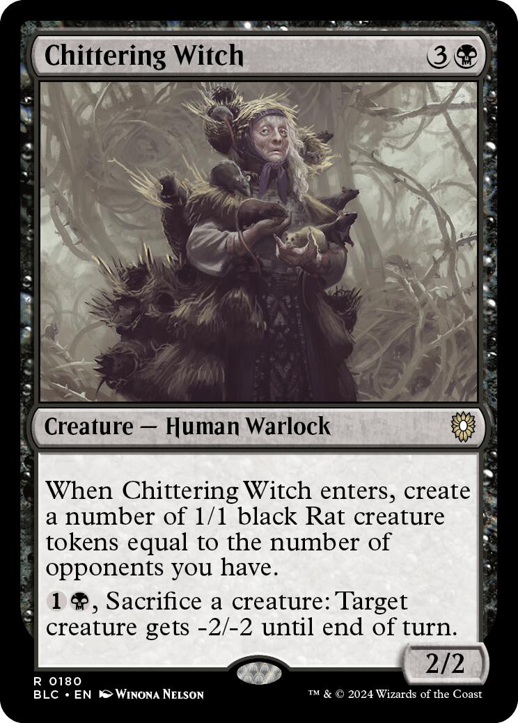 Chittering Witch [Bloomburrow Commander] | Mindsight Gaming