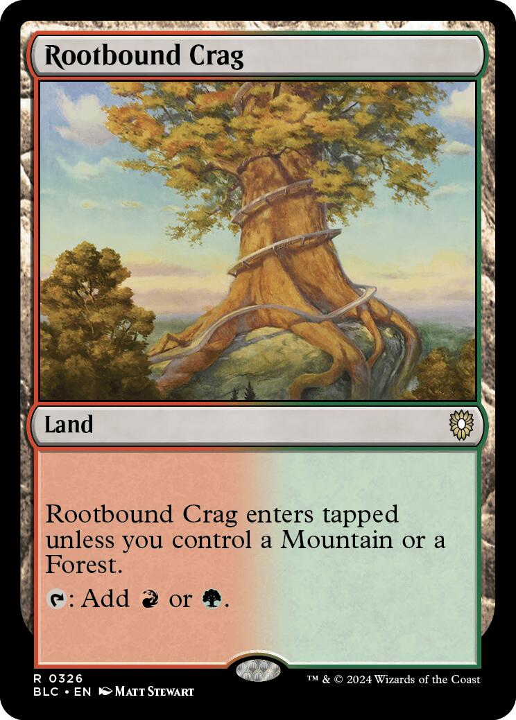 Rootbound Crag [Bloomburrow Commander] | Mindsight Gaming