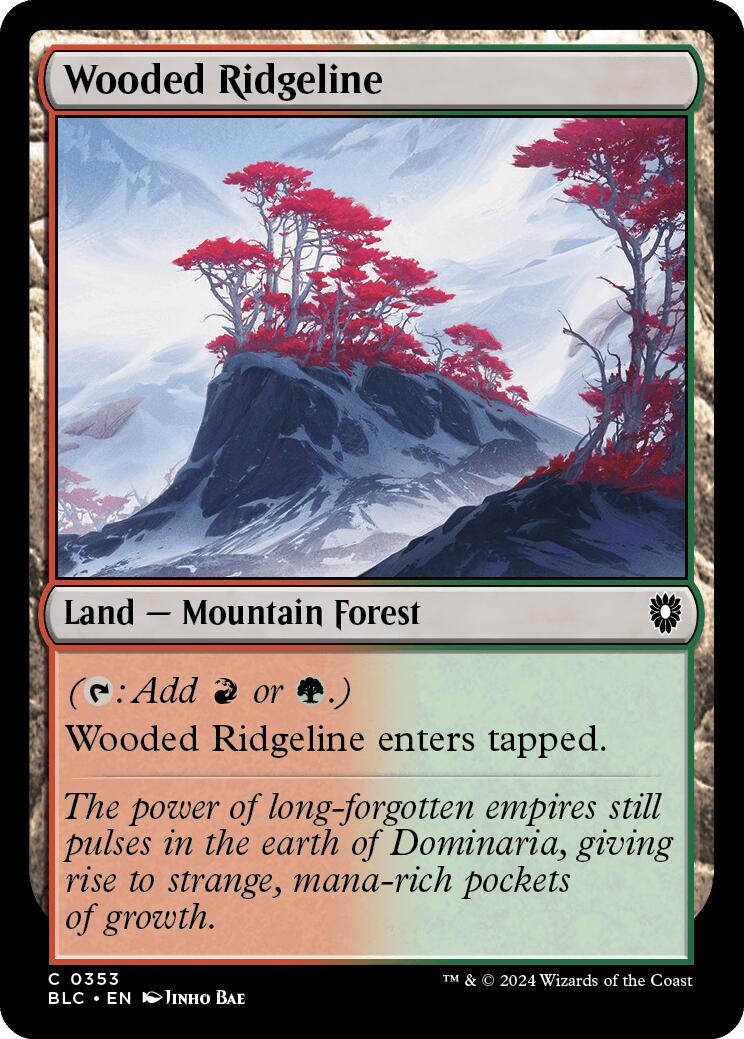 Wooded Ridgeline [Bloomburrow Commander] | Mindsight Gaming