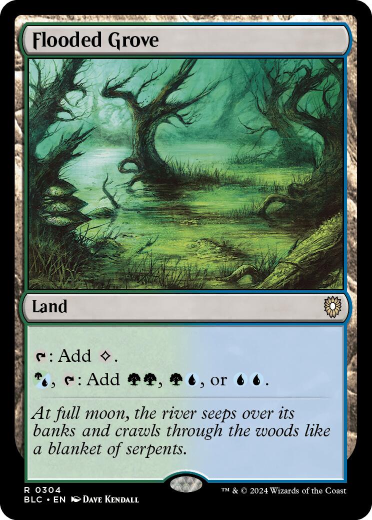 Flooded Grove [Bloomburrow Commander] | Mindsight Gaming