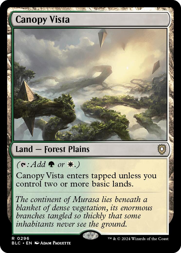 Canopy Vista [Bloomburrow Commander] | Mindsight Gaming