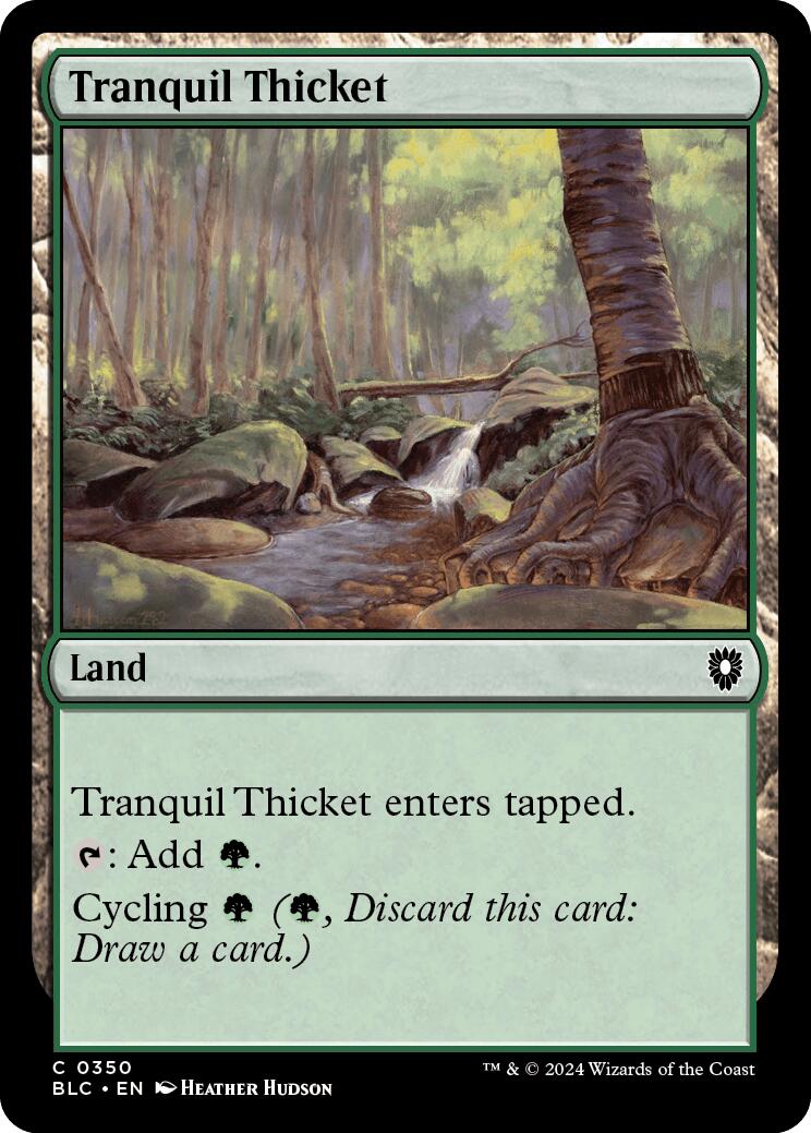 Tranquil Thicket [Bloomburrow Commander] | Mindsight Gaming