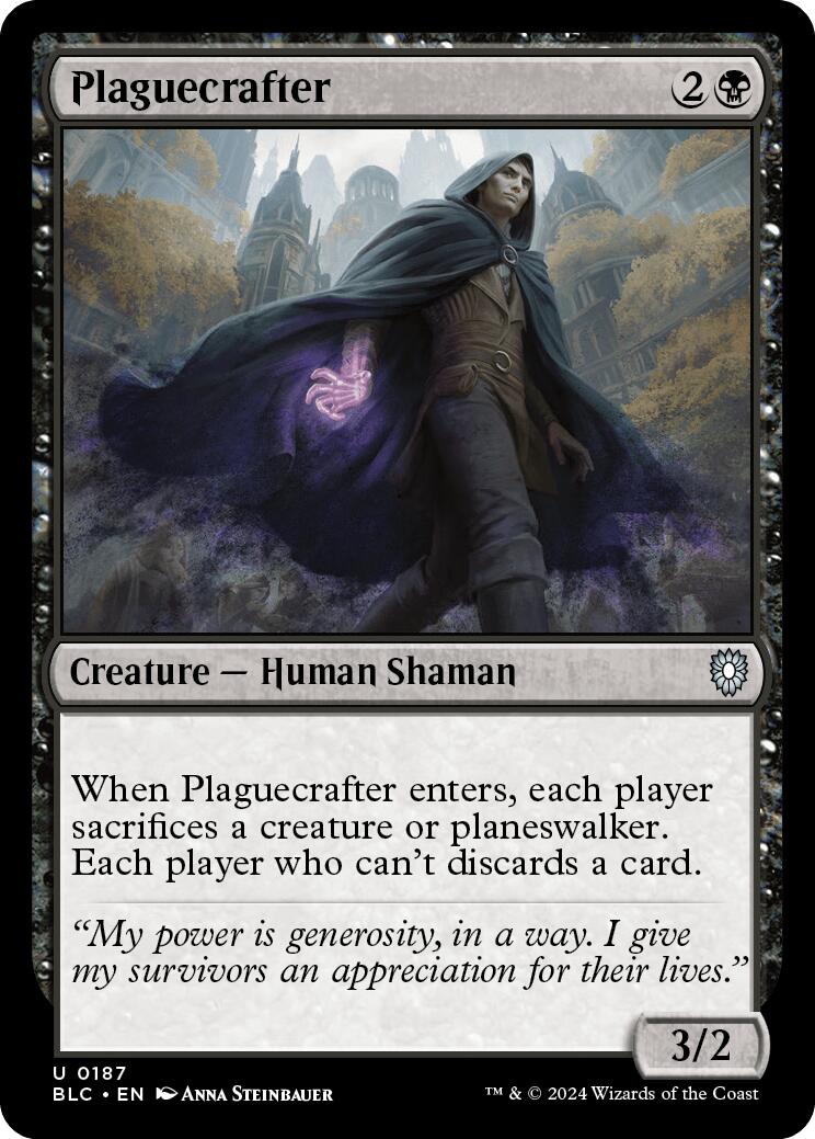 Plaguecrafter [Bloomburrow Commander] | Mindsight Gaming