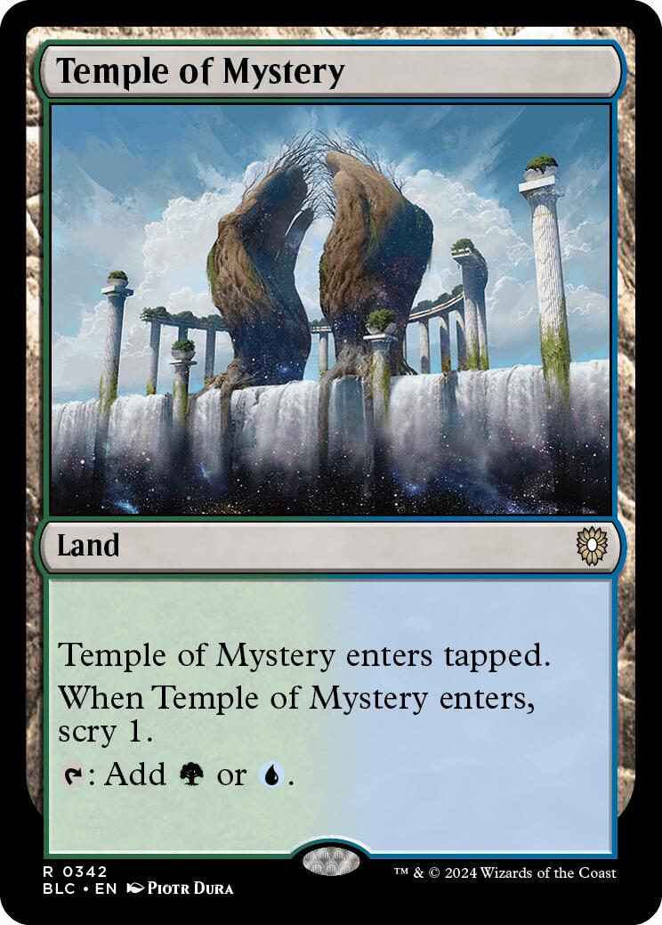 Temple of Mystery [Bloomburrow Commander] | Mindsight Gaming