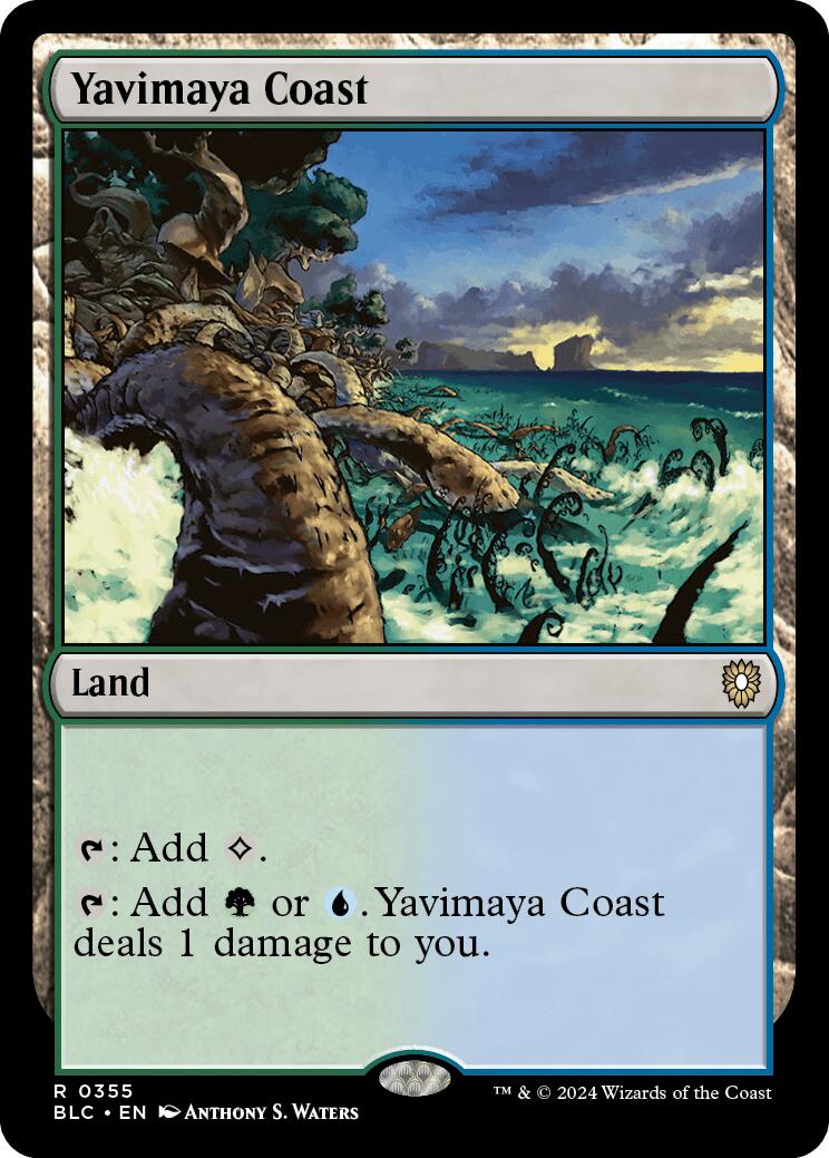 Yavimaya Coast [Bloomburrow Commander] | Mindsight Gaming