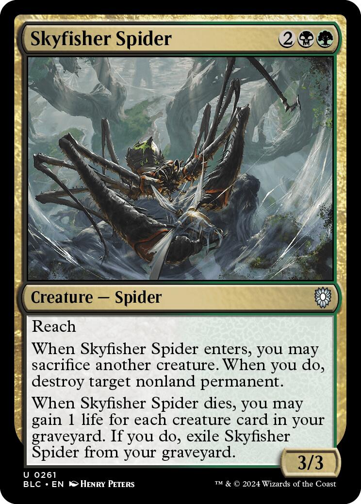 Skyfisher Spider [Bloomburrow Commander] | Mindsight Gaming