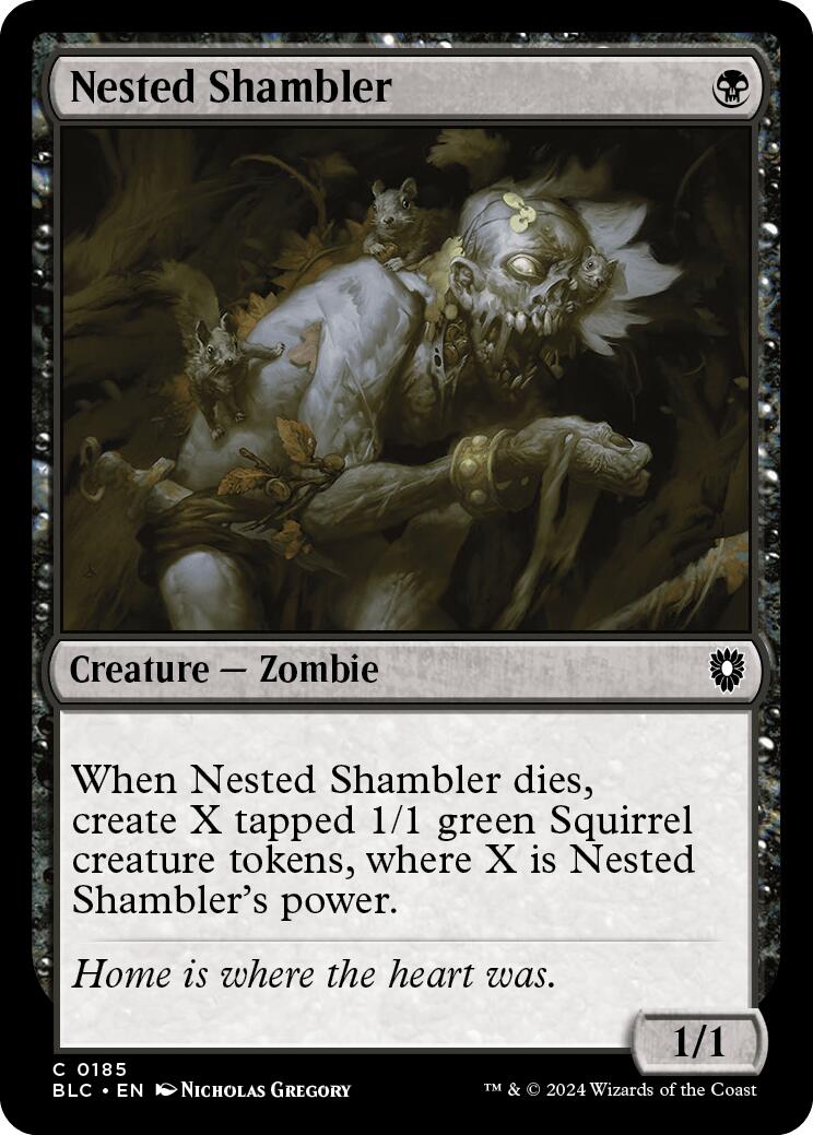 Nested Shambler [Bloomburrow Commander] | Mindsight Gaming