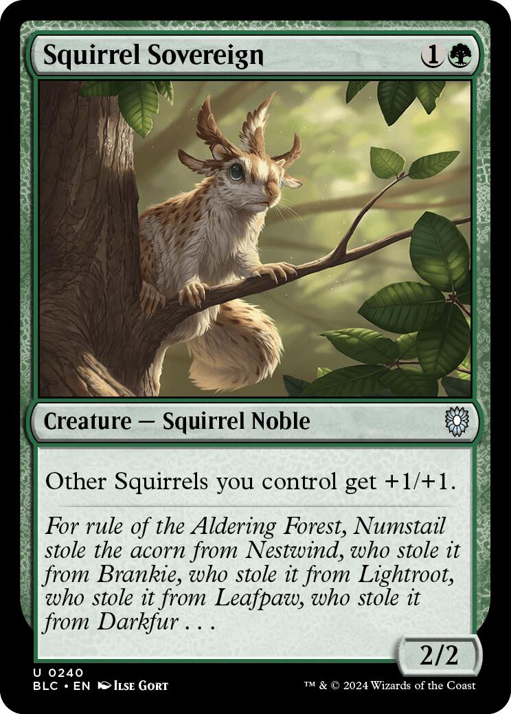 Squirrel Sovereign [Bloomburrow Commander] | Mindsight Gaming