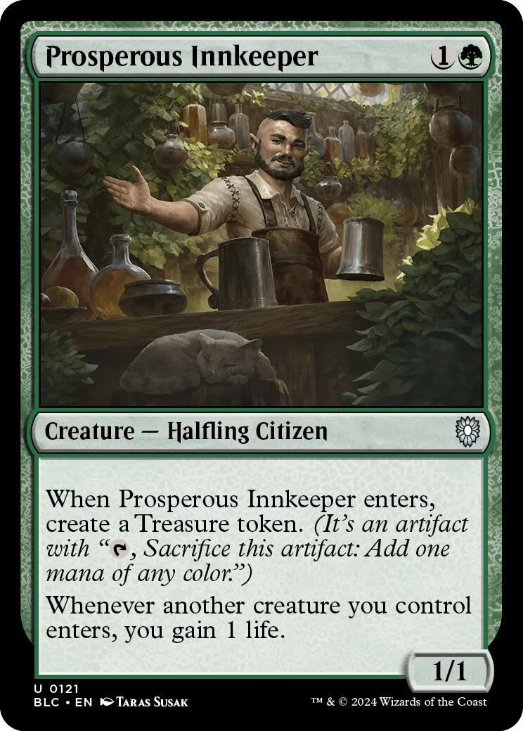 Prosperous Innkeeper [Bloomburrow Commander] | Mindsight Gaming