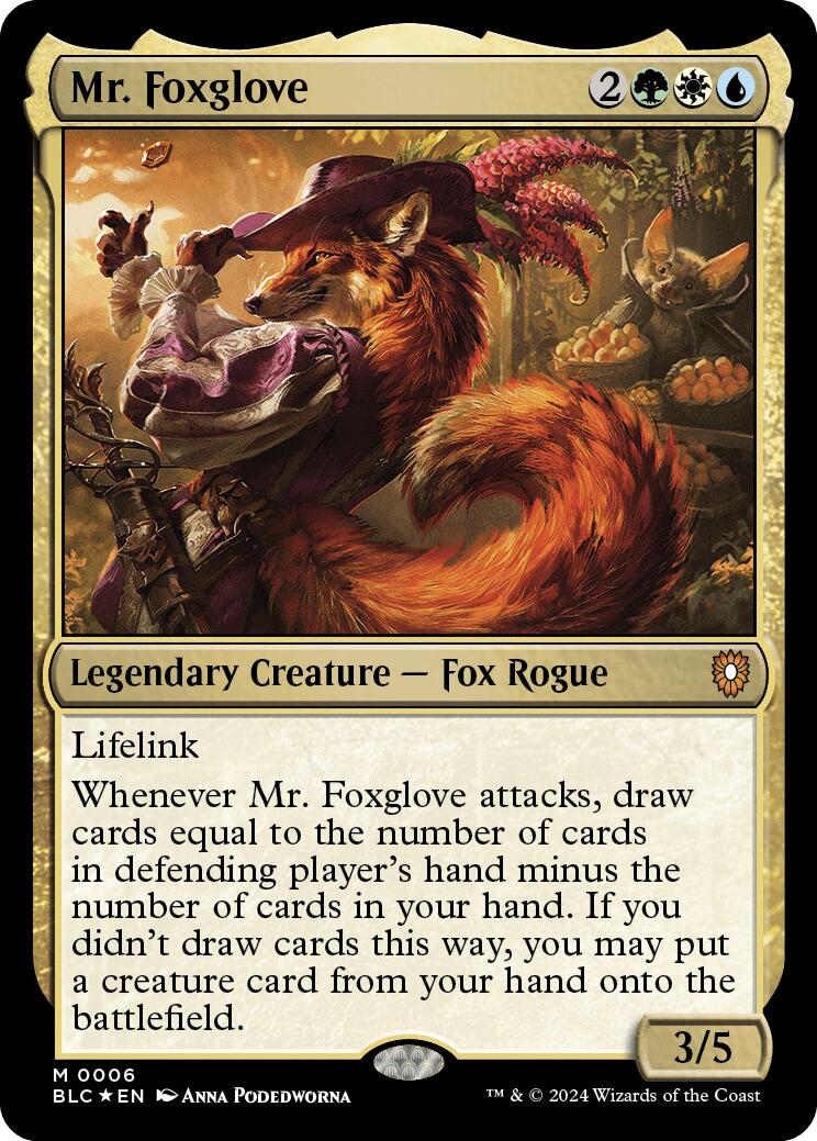 Mr. Foxglove [Bloomburrow Commander] | Mindsight Gaming