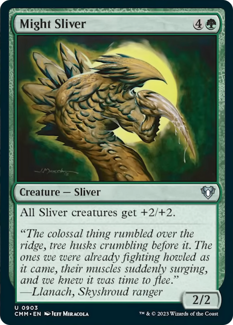 Might Sliver [Commander Masters] | Mindsight Gaming