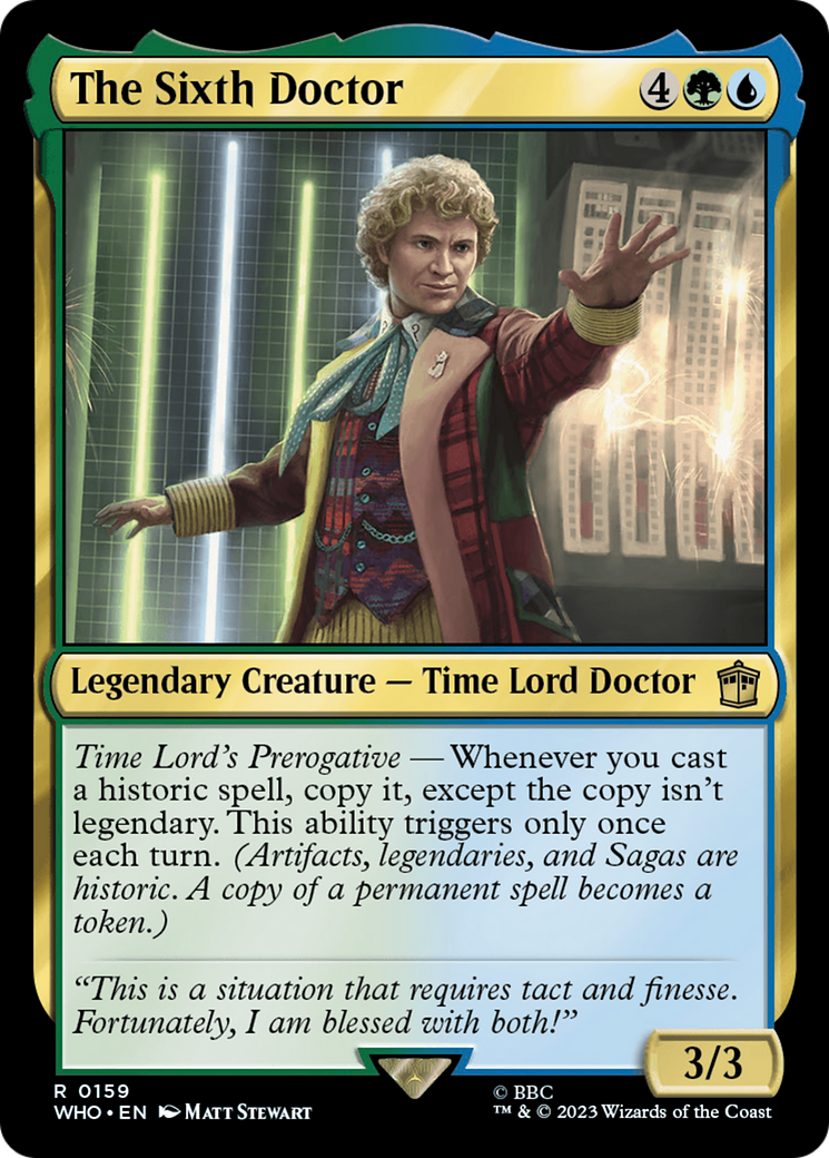 The Sixth Doctor [Doctor Who] | Mindsight Gaming