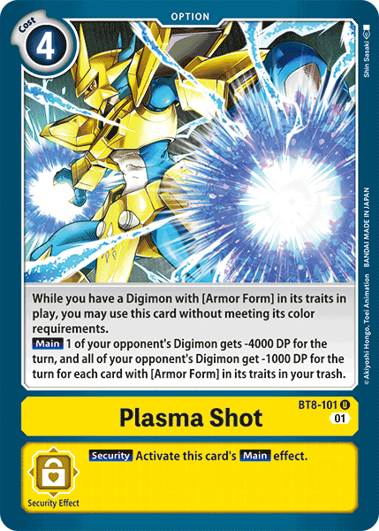 Plasma Shot [BT8-101] [New Awakening] | Mindsight Gaming