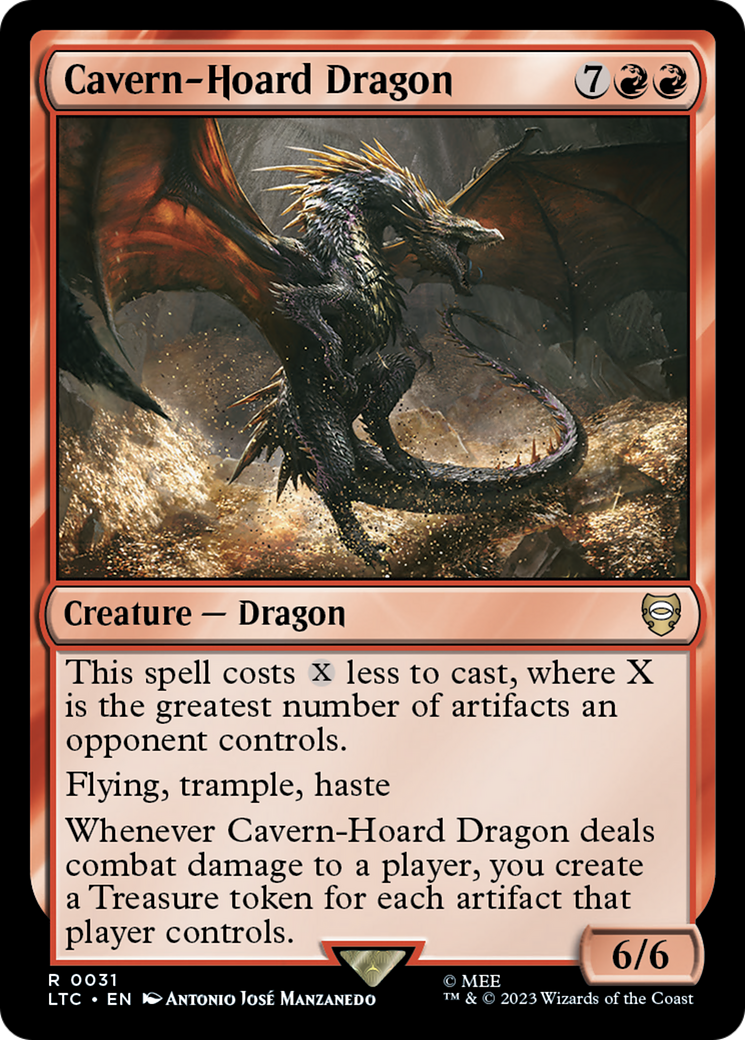 Cavern-Hoard Dragon [The Lord of the Rings: Tales of Middle-Earth Commander] | Mindsight Gaming