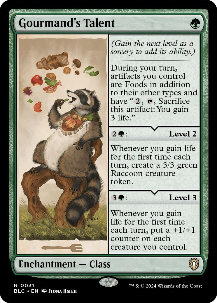 Gourmand's Talent [Bloomburrow Commander] | Mindsight Gaming