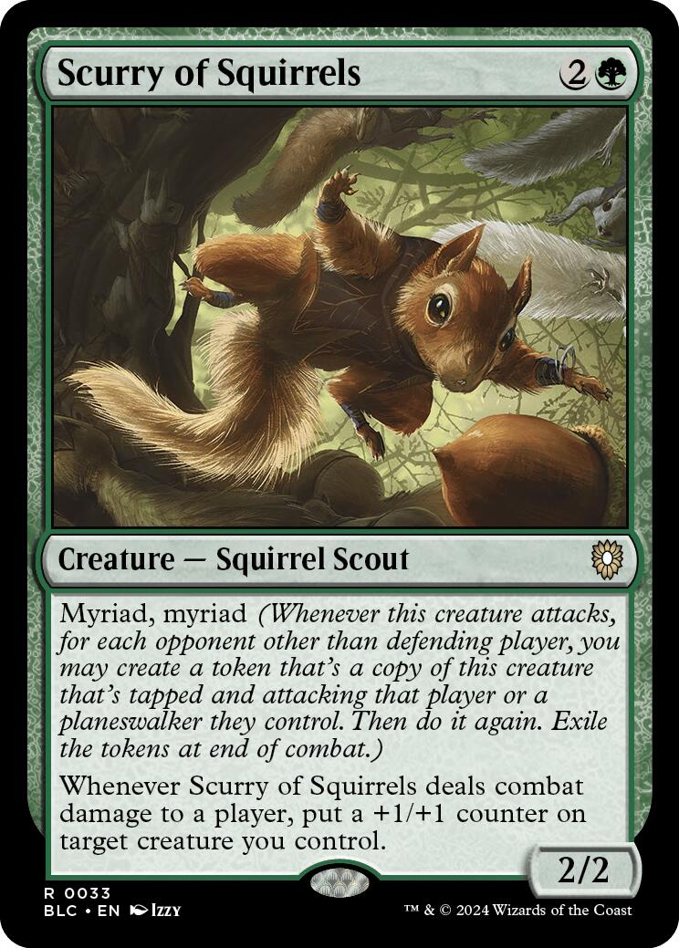 Scurry of Squirrels [Bloomburrow Commander] | Mindsight Gaming