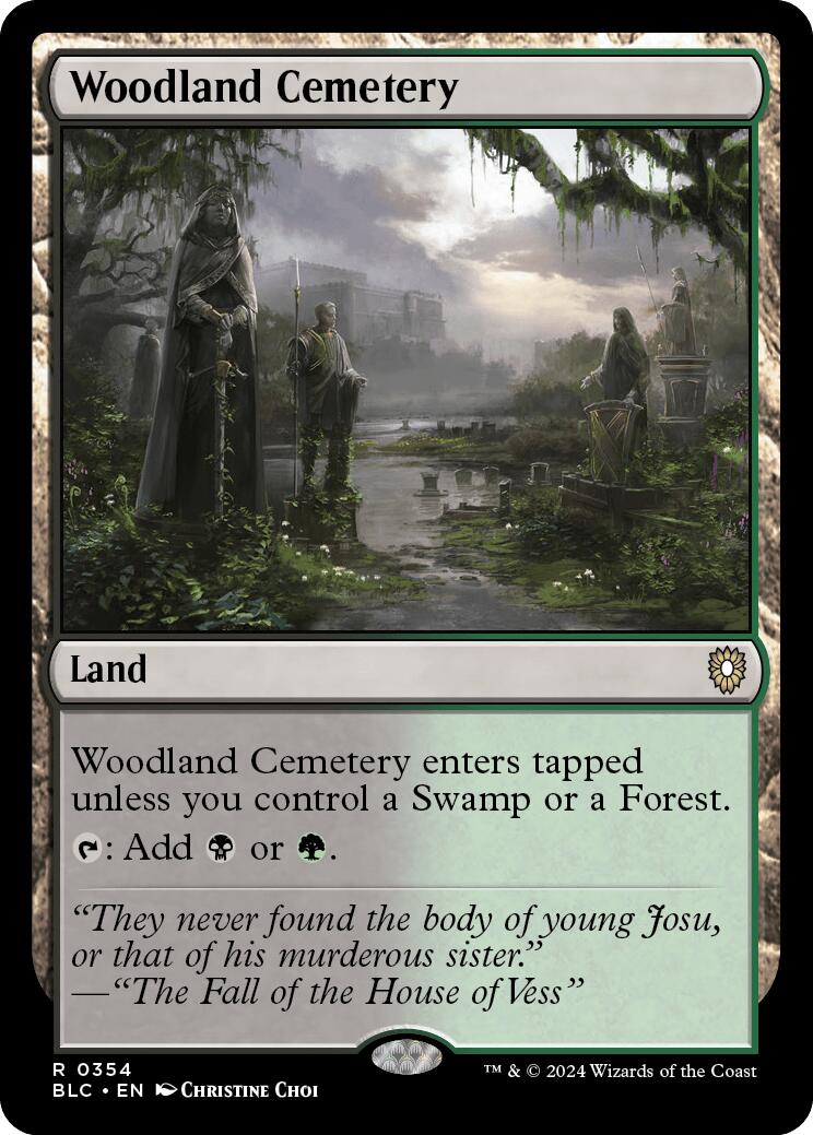 Woodland Cemetery [Bloomburrow Commander] | Mindsight Gaming