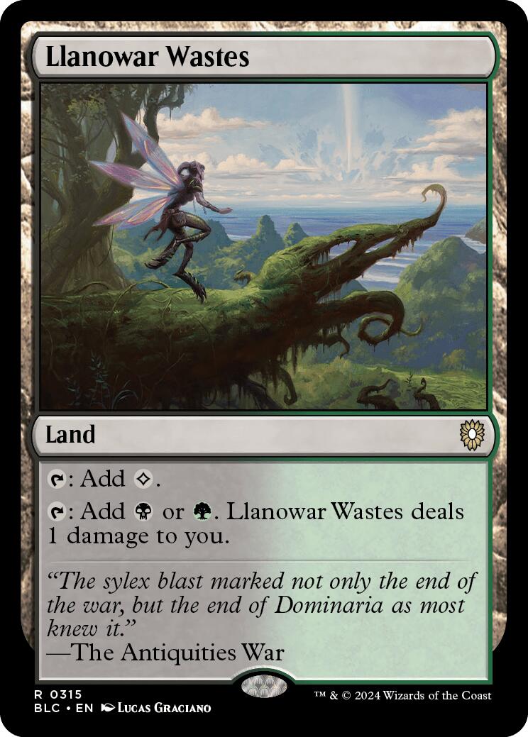 Llanowar Wastes [Bloomburrow Commander] | Mindsight Gaming