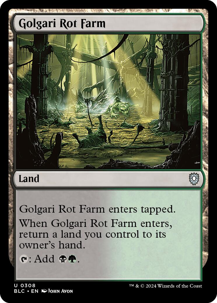 Golgari Rot Farm [Bloomburrow Commander] | Mindsight Gaming