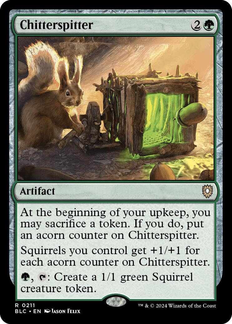 Chitterspitter [Bloomburrow Commander] | Mindsight Gaming